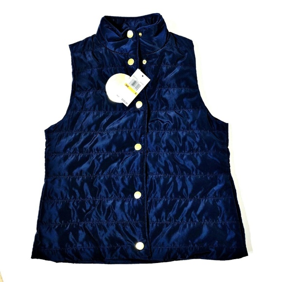 michael kors vest womens navy